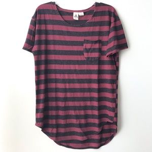 Urban Outfitters long line striped knit top.